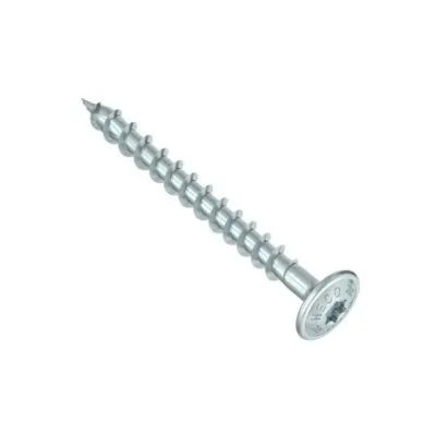 HECO-TOPIX-plus, vis à plateau, T-Drive, filet total variable, zingué blanc, A3K - Réf. 61975