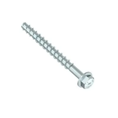 Vis HECO MULTI-MONTI-PLUS SS - tête hexagonale avec embase - zingué blanc - D7,5 x L40 - Réf. 48389