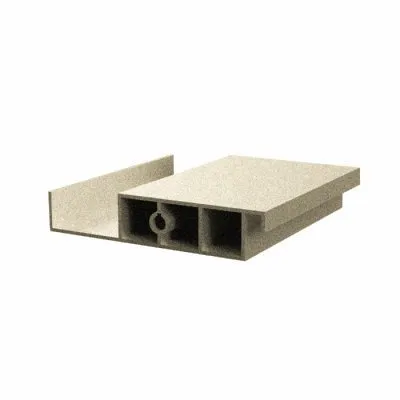 Échantillon lame aluminium (BEIGE SABLE YAZD)