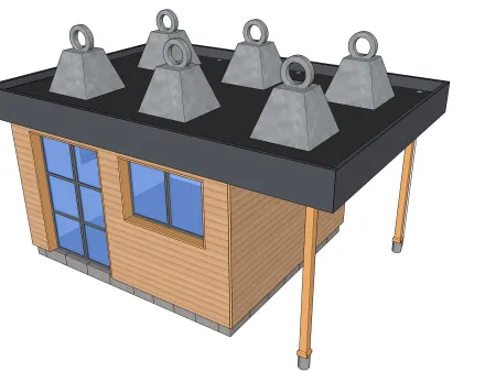Calcul de la charge sur la toiture