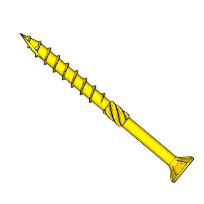 Vis à bois structurelle - tête fraisée - filetage partiel - SWC8X100 - Réf. 75353
