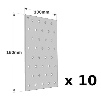 Plaques Perforées - Réf. NP20/100/160_10
