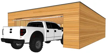 Vous téléchargerez les plans de ce magnifique GARAGE contemporain