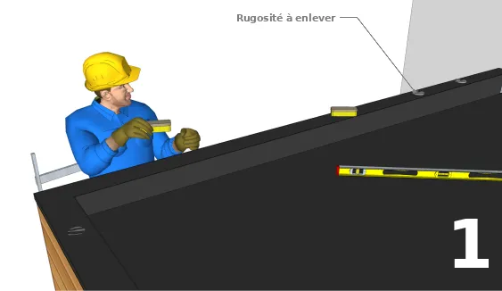Le nettoyage de la surface
