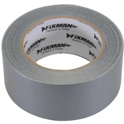 Adhésif toilé robuste argent - Réf. 189098