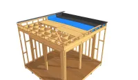 Vignette de l'article : Réalisation des acrotères en bois