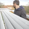 Montage des lames aluminium RAL 9010 sur les mécanismes SUNDIY