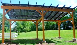 Exemple de toiture à énergie solaire photovoltaïque